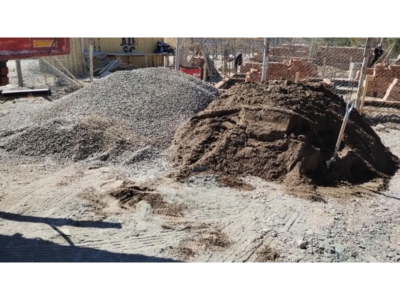 Arena, ripio y bolón