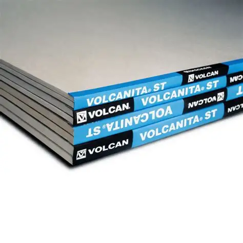 Volcanita, perfiles y yeso